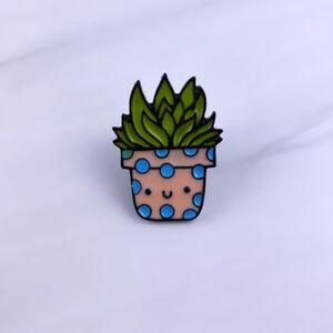 Aloe Plant Enamel Pin/ Brooch